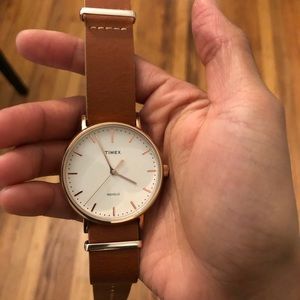 Leather Timex Watch